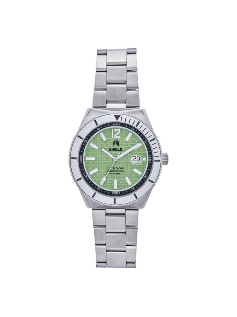 NWT Shield Condor Green Dial Men's Watch